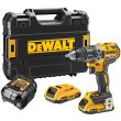 Аккумуляторная дрель-шуруповерт DEWALT DCD791D2, 18 В, 2000 об/мин, с 2 АКБ 2 Ач и ЗУ, в кейсе TSTAK(УЦЕНЕННЫЙ ТОВАР) (DCD791D2-QW/U1)