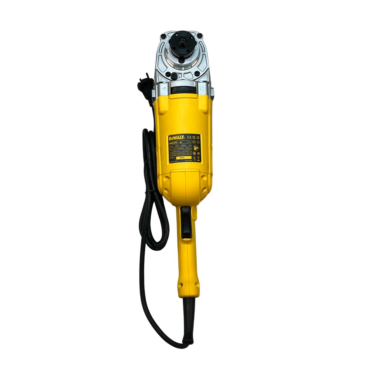 Угловая шлифмашина DEWALT DWE492, 2200 Вт, 230 мм, 6600 об/мин, (УЦЕНЕННЫЙ ТОВАР) (DWE492-QS/U)
